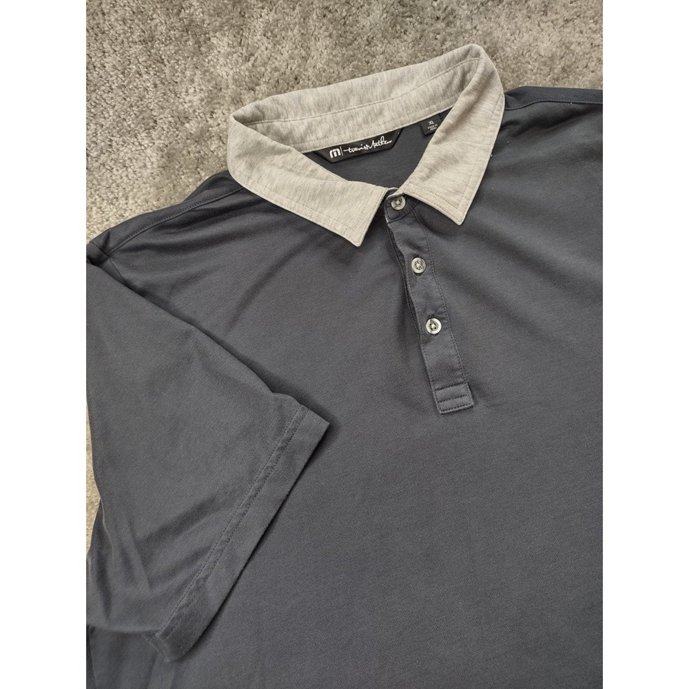 TRAVIS MATHEW‎ Polo Mens XL  Gray Golf  Activewear Collared